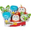 Pokémon Pokemon PKW3351 Peluche Generazione IX 20 cm - Fuecoco, Sprigatito, Quaxly - Peluche ufficiale per bambini dai 2 anni in su