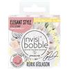 invisibobble Scrunchies per capelli rosa e giallo Sprunchie Slim x2 - Elastici capelli uomo sport - Scrunchie con un elastico a spirale all´interno