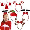 JynxtoyZeal 4pcs Capelli di Natale Cerchietto,Natalizi Fascia Headband,Bambini Cerchietti Natalizi Cerchietti per Capelli Natale