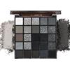 Generico Palette di ombretti - tonalità fumosa a 25 colori | di trucco per nero con toni di cemento scuro grigi di lunghi pigmenti duraturi per gli occhi goth sembra feste per le feste per prin
