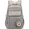 Travistar Zaino Scuola Elementare Bambino Media Superiore Zaini Bambina Impermeabile Nylon Zainetto Ragazza con Molti Scomparti, Scomparto per Laptop, 40 L