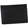 Wildery® #WI709 - Borsa da viaggio XL, in vera pelle, con chiusura lampo, colore: nero, marrone