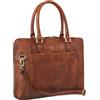 STILORD LatoyaCartella da Lavoro Donna Pelle Porta PC da 13,3 Pollici Borsa Portadocumenti Vintage Borsa Ufficio Professionale Cuoio Genuino Colore:nero