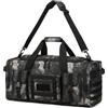 BlesMaller 50L Borsa da viaggio bagaglio a mano per uomo, grande borsa sportiva | Borsa da viaggio tattica con tasca termica, idrorepellente, per allenamento, weekend e sauna