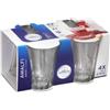 Evviva Set 4 Bicchiere BIBITA VETRO 130ML