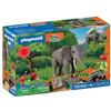 Playmobil Zoo Elefante Con Guardiano Di Zoo 72068 di Playmobil