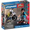 Playmobil Inseguimento In Moto 72079 di Playmobil