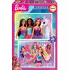 Educa Borras 2 puzzle da 48 pezzi Barbie