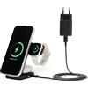 Amazon Basics A. Base di ricarica MagSafe, caricabatterie wireless 3-in-1 Qi2