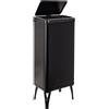 wellhome Contenitore per rifiuti intelligente Wellhome, con apertura automatica e controllo manuale, capacità 60 litri, trasparente. Trasparente, taglia unica