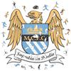 Iconic Puzzles Puzzle iconici, stemma retrò del Manchester City, puzzle in legno realizzato con materiali ecologicamente sostenibili al 100%