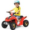 DORTALA Auto elettrica per bambini TY327787DE-RE, 2,8 - 4,6 km/h, 30 kg, rossa - N
