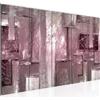 Quadro moderno XXL astratto viola Runa Art 200x80 tela soggiorno camera 5P