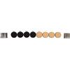 Italfama 24x Italfama Pedine Dama in Alluminio Similpelle Set 30mm Prodotto in Italia