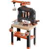 Smoby Banco con attrezzi lavoro Builder 92 pz BLACK & DECKER 7600360741