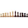 Italfama Set Pedine Scacchi Appesantite Italfama in Mogano, Re 10cm, Made in Italy