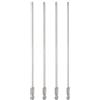 QUARKZMAN 4Pz #2 Punte Cacciavite Phillips PH2 1/4 Gambo Esagonale 8 (200mm) Lungo 4mm Asta Inserti per Avvitatore Punta Trapano a Croce Magnetiche Acciaio S2 per Utensili, Grigio
