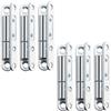 SOTECH 6 pezzi cerniere per porte avvitabili 15 x 83 mm cerniera | di ristrutturazione per interne per avvitamento acciaio zincato
