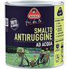 Boero Fai da Te, Smalto Antiruggine all'Acqua Satinato,per Interno/Esterno,ad Alta Adesione e Pronto all'Uso, Ideale Per Ferro,Alluminio,Lamiera Zincata,PVC,Inodore, Latta da 0,5L,Colore Testa di Moro