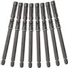 munloo 8 Pezzi Reggimensola a Scomparsa, Staffe per Mensole Pesanti, Heavy Duty Staffa a Parete Invisibile, Decorazione Murale, Fai Da Te(10x100mm)