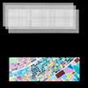 MiDube 4 pezzi 1 x 0,4 m grande rete di montaggio a mosaico, supporto in rete per installazione di piastrelle, fai da te pareti e trattamenti a terra, progetti artigianali (antiaderenti)