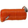 DI.M.EL. S.R.L. Tubo Aria Compressa Spirale 8 Metri Flessibile Per Compressore Attacco Rapido Tubo aria compressa spirale 8m, diametro 5mm x 8mm attacco 1/4