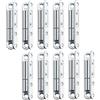 SOTECH 10 pezzi cerniere per porte avvitabili cerniera 15 x 83 mm | da ristrutturazione per interne da avvitare acciaio zincato