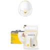 Medela Motion InBra Tiralatte Elettrico Singolo Indossabile + Sacche Easy Pour per Latte Materno, 100 pezzi