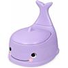 SUPERBE BEBE Vasetto per bambini per imparare la pulizia - WC Balena con coperchio, trasportabile - per ragazzi e ragazze (viola)