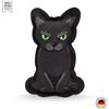 4cats Gatto Oscuro con valeriana 18 cm gioco per gatti