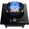CHALKE Fornello A Gas 33CM, Fornello A Gas 7.0KW, Fornello Convertibile NG/GPL, Piano Cottura in Vetro Temperato, con Protezione Flameout, for Cucina Domestica (Color : A, Size : LPG)