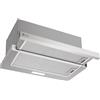 LG HT3Z2413S - Cappa aspirante da incasso da 60 cm, estraibile, 600 m³/h, 2 livelli di potenza, filtri lavabili, colore acciaio inox [classe di efficienza energetica C]