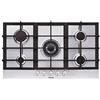 Glem Gas Glem GT955HIX Incasso Piano cottura a gas Acciaio inossidabile piano cottura