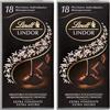 Lindt CIOCCOLATO LINDOR EXTRA FONDENTE CON MORBIDO RIPIENO 18 MONOPORZIONI LINDT100GR (Confezione da 2)