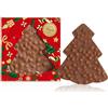 Venchi - Brutto&Buono, Lastra Artigianale di Cioccolato al Latte con Nocciola Piemonte IGP a Forma di Pino, 200 Gr, Senza Glutine, Edizione Limitata Collezione Natale, Idea Regalo