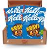 Kellogg's Choco Krave Cerali, Cioccolato al Latte, 410g (Confezione da 4)