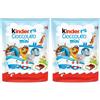 Kinder Cioccolato Mini - 20 Mini Barrette Ripiene al Latte e Ricoperte di Finissimo Cioccolato Puro Cacao, Senza Glutine, 120 Gr (Confezione da 2)