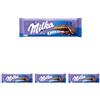 Milka MMMAX, Crema Oreo, Tavoletta di Cioccolato al Latte con Ripieno di Crema Oreo, 100% Latte Alpino, Cacao Sostenibile, 300g (Confezione da 4)