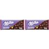 Milka Nocciolato, Tavoletta di Extra Cacao e Nocciole Intere, 100g (Confezione da 2)