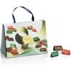 Venchi - Cofanetto Regalo Borsina Gianduiotti, con Cioccolatini Gianduiotti Assortiti, con Nocciola Piemonte IGP, 150 Gr, Senza glutine, Senza Coloranti, Senza Conservanti, Idea Regalo