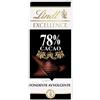 Lindt EXCELLENCE Tavoletta di Cioccolato Fondente 78% Cacao, formato 100g (Confezione da 6)