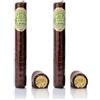 Venchi - Sigaro di Cioccolato Fondente 60% al Pistacchio - Con Pasta e Granella di Pistacchi Salati, 100 g - Idea Regalo - Senza Glutine (Confezione da 2)