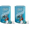 Lindt Lindor Praline di Cioccolato al Latte con Ripieno al Caramello Salato, 200g (Confezione da 2)