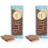 Venchi - Snack ChocoBiscuit, Cialda di Biscotto Croccante Ricoperta di Cioccolato al Latte, 35 Gr, Senza Glutine, Senza Coloranti e Conservanti, Idea Merenda (Confezione da 2)