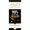 Lindt Excellence Tavoletta di Cioccolato Fondente 90% Cacao, Formato 100g (Confezione da 5)