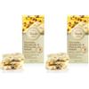 Venchi Tavoletta di Cioccolato Bianco Salata, 95 g - Cioccolato Bianco con Nocciole, Pistacchi e Mandorle Salati -Senza Glutine (Confezione da 2)