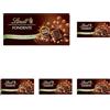 Lindt Tavoletta Classica Cioccolato Fondente con Nocciole, Formato 100g (Confezione da 5)