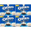 Oreo Banadas Blanco, Biscotti con copertura al Gusto di Cioccolato Bianco, Il tuo Oreo avvolto da una golosa copertura di Cioccolato, 246g (6 monoporzioni da 41g) (Confezione da 4)