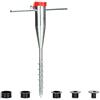 com-four® Porta ombrellone in Acciaio, Presa a Terra per Il Giardino | base per ombrelloni e asciugatrici rotanti - supporto per ombrellone - picchetto - diametro del palo: 25 - 60 mm