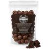 Generico Noci di Macadamia Leggermente Tostate in Guscio e Aromatizzate al Cioccolato - Pre-Crack - Formato da 500 Grammi In Sacchetto Richiudibile - Senza Conservanti, Senza Additivi e Senza Sale